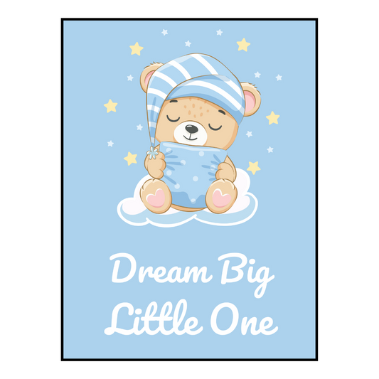 Dream Big Little One - Poster für Junge